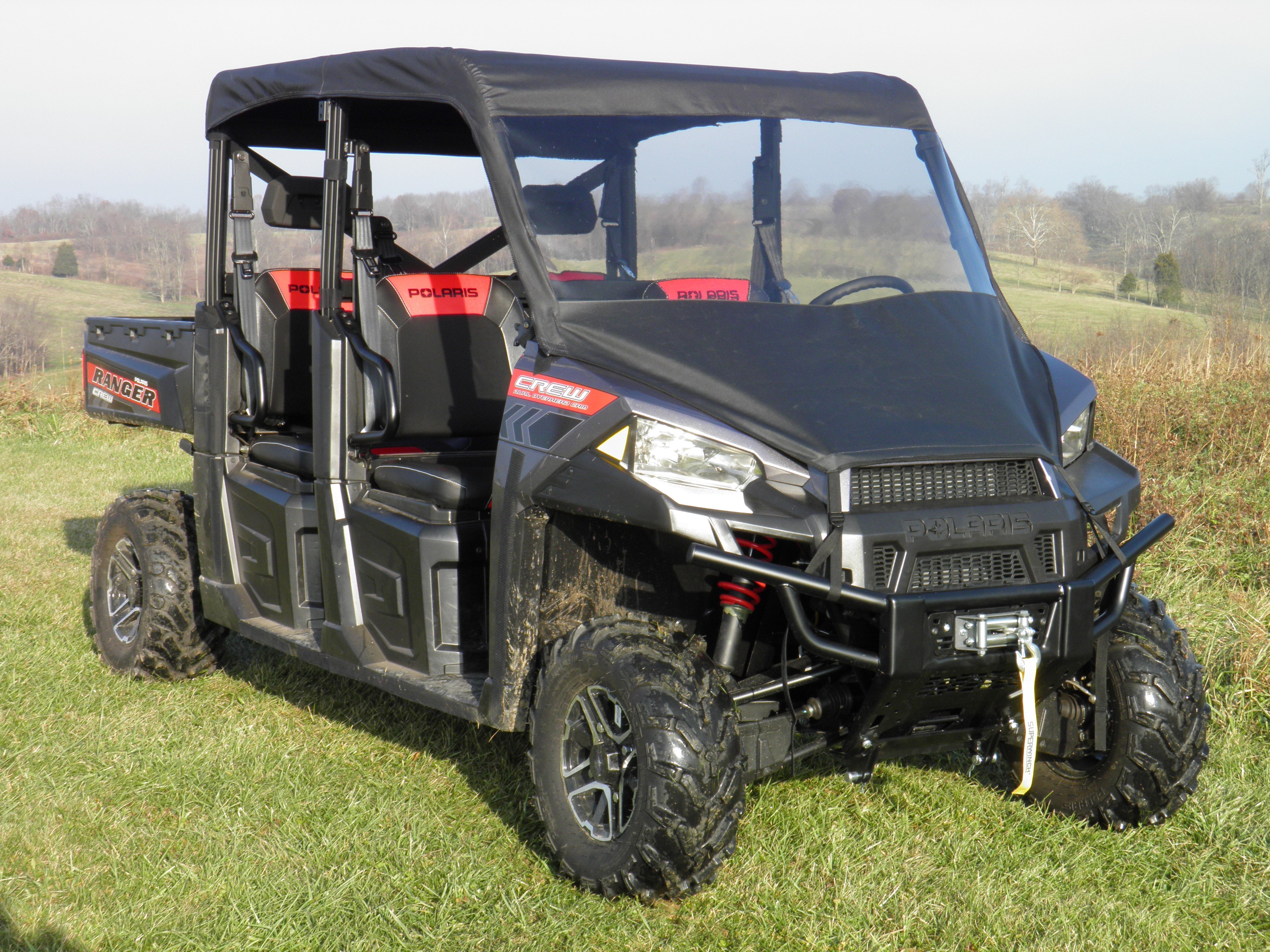 Polaris Ranger Crew 900 - Vinyl Windshield/Top Combo