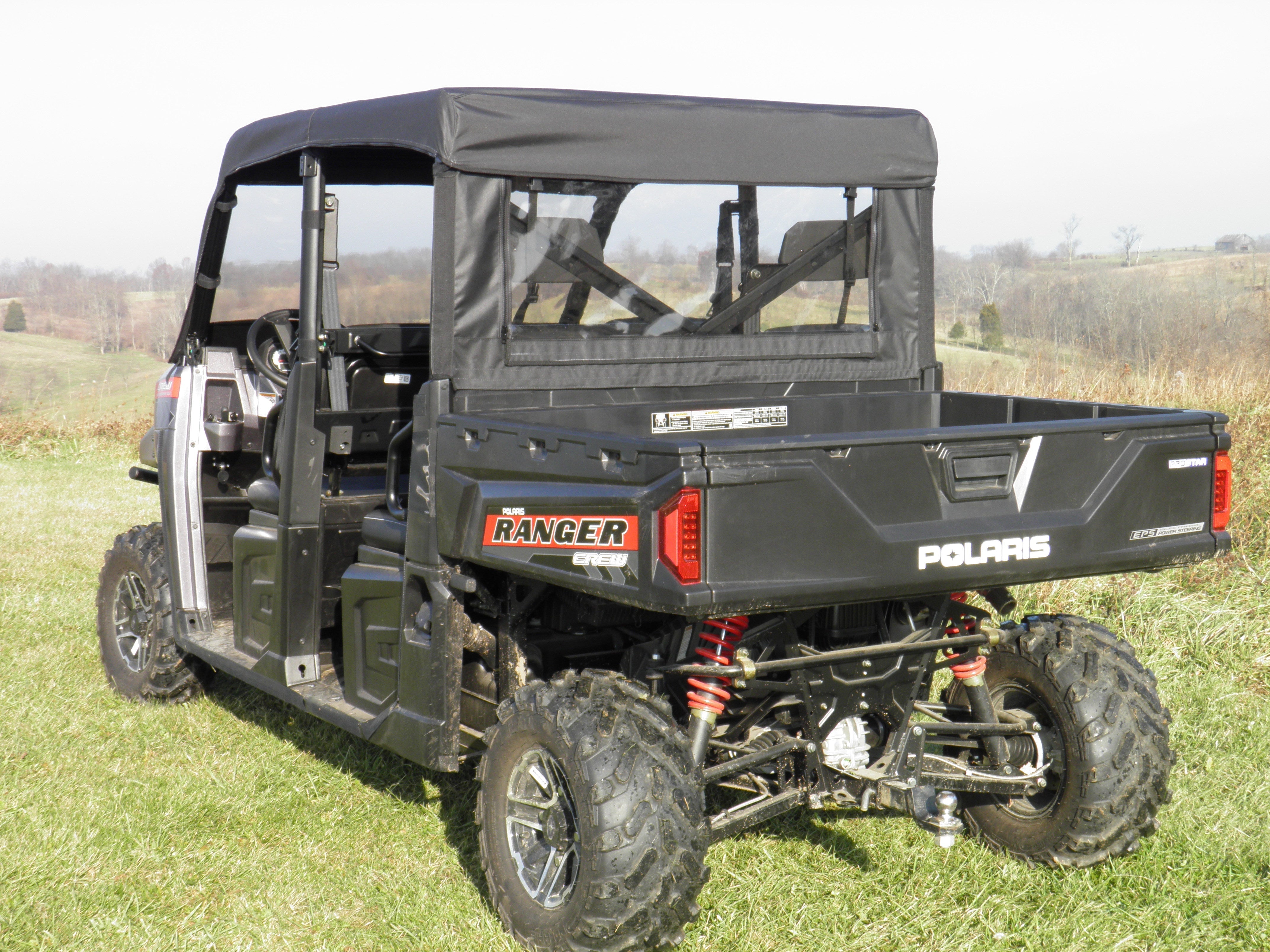 Polaris Ranger Crew 900 - Vinyl Windshield/Top/Rear Combo