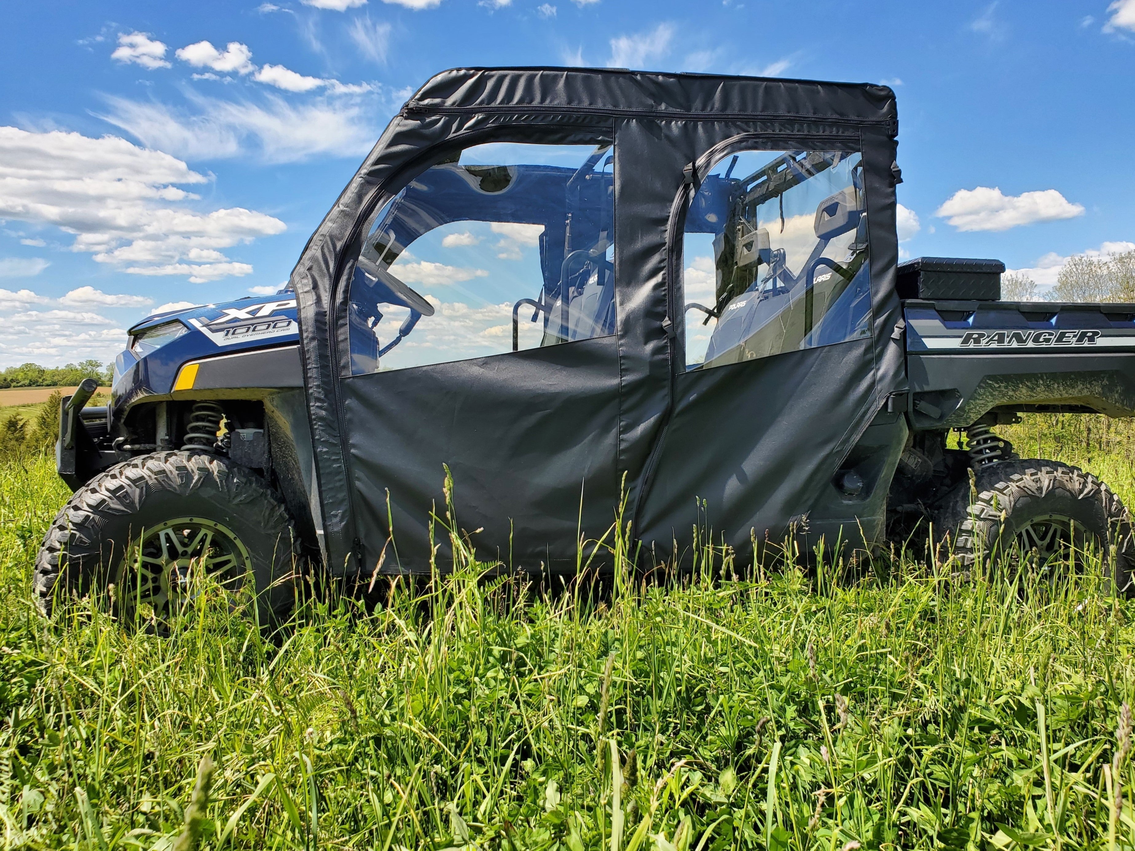 Polaris Ranger Crew 1000 - Full Cab Enclosure For Hard Windshield