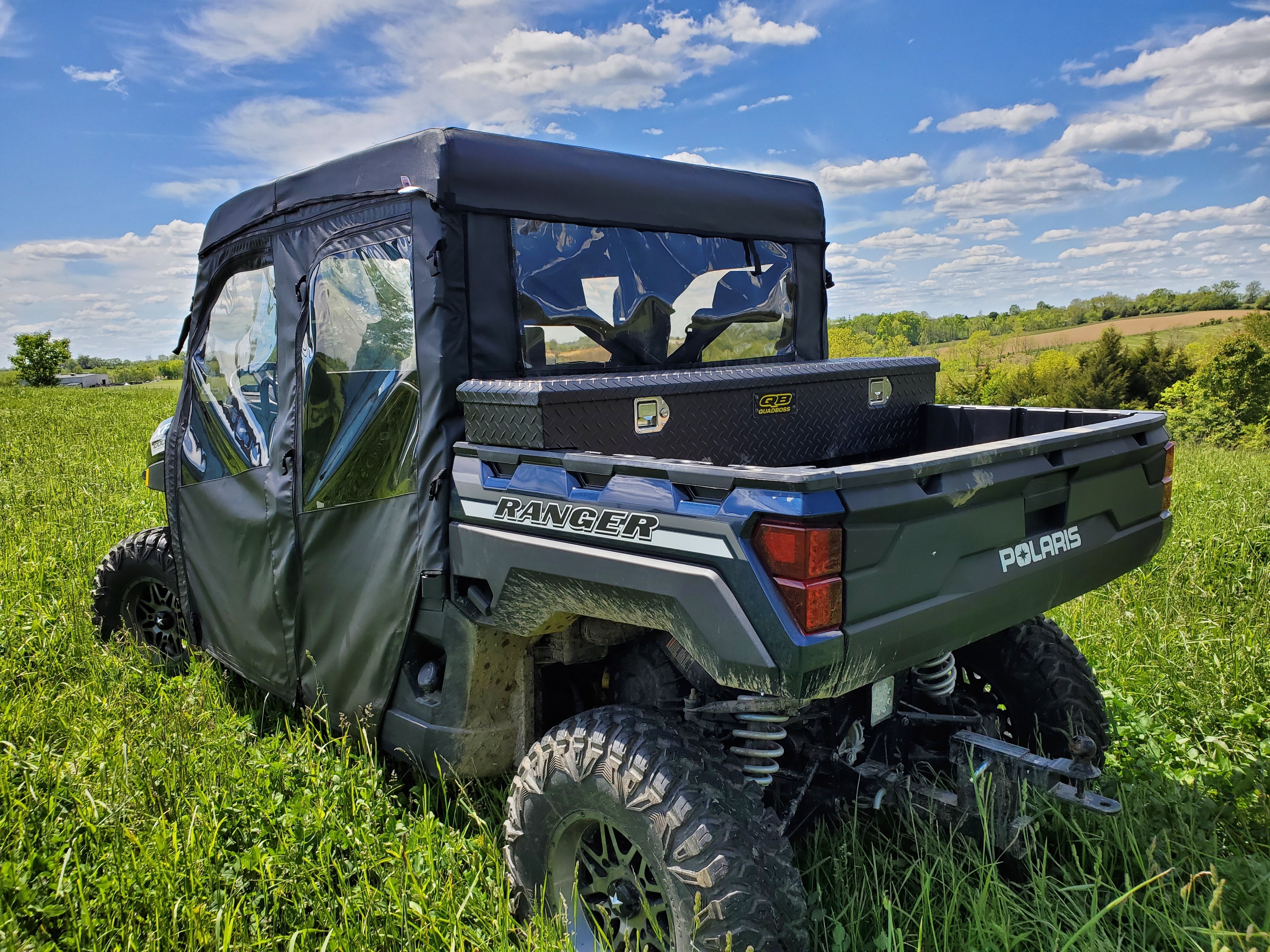 Polaris Ranger Crew 1000 - Full Cab Enclosure For Hard Windshield