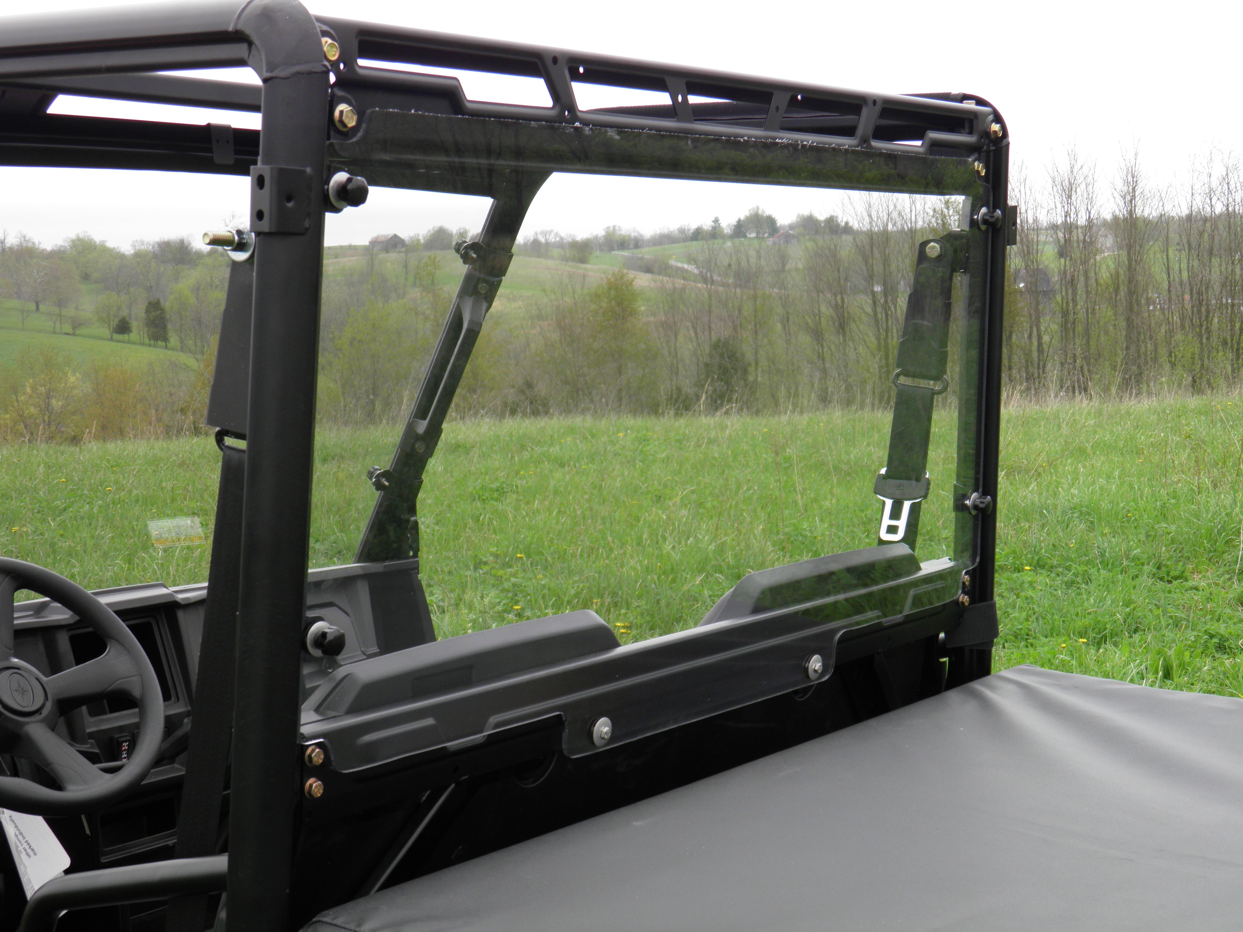 Polaris Ranger Full-Size Crew 570 - 6 Passenger - Lexan Back Panel w/Vent Option