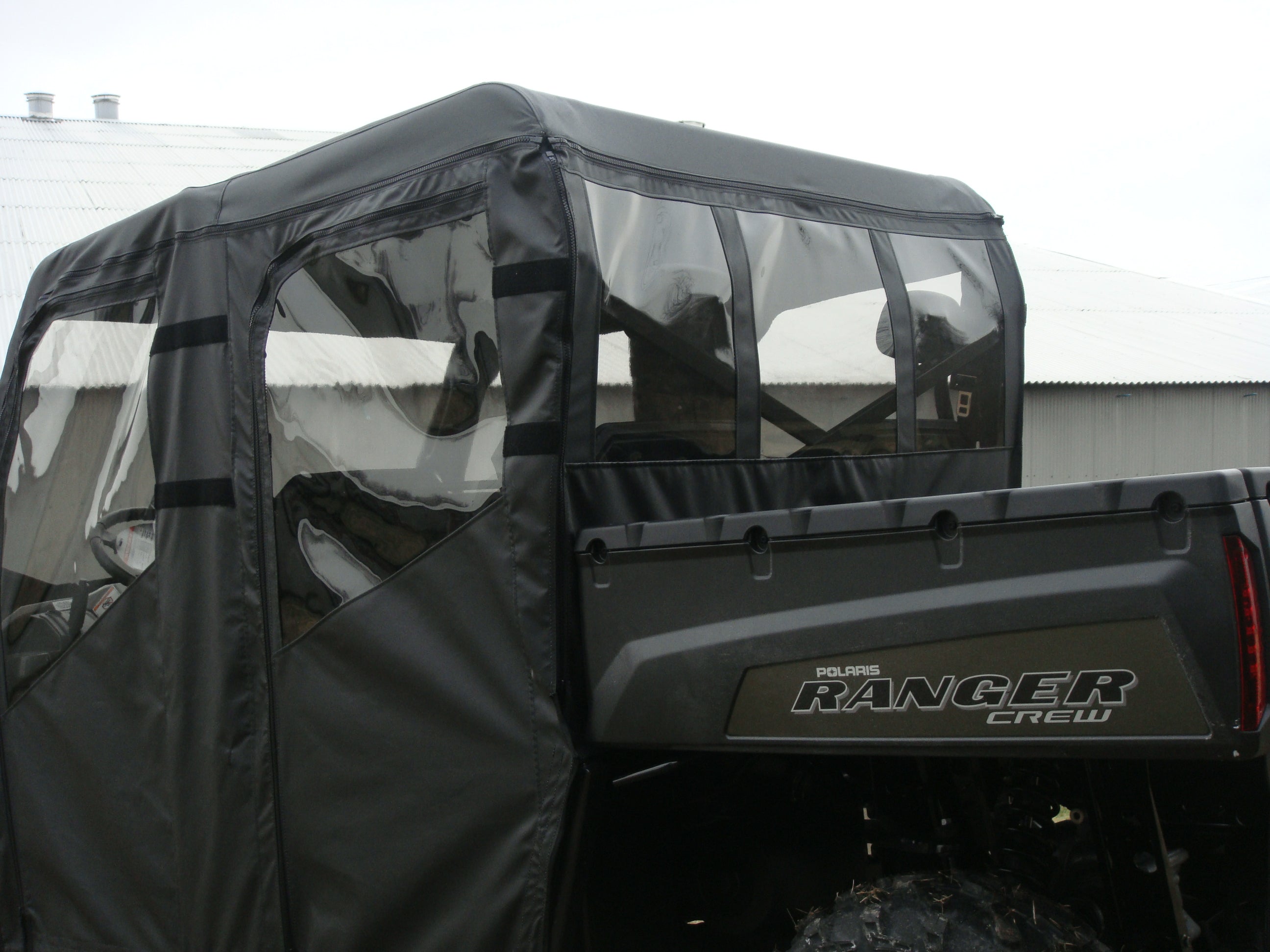 Polaris Ranger Full-Size Crew 570 - 6 Passenger - Full Cab Enclosure for Hard Windshield