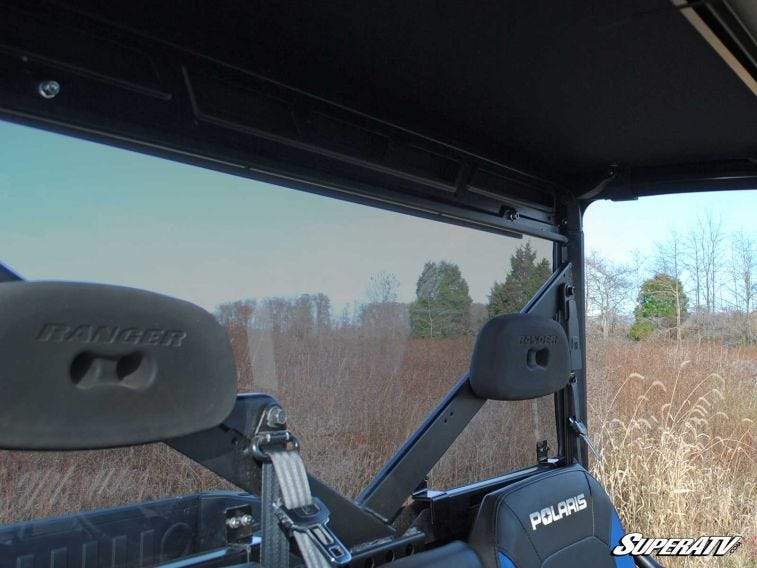 Polaris Ranger XP 1000 Rear Windshield | SUPER ATV WINDSHIELDS - Free Shipping