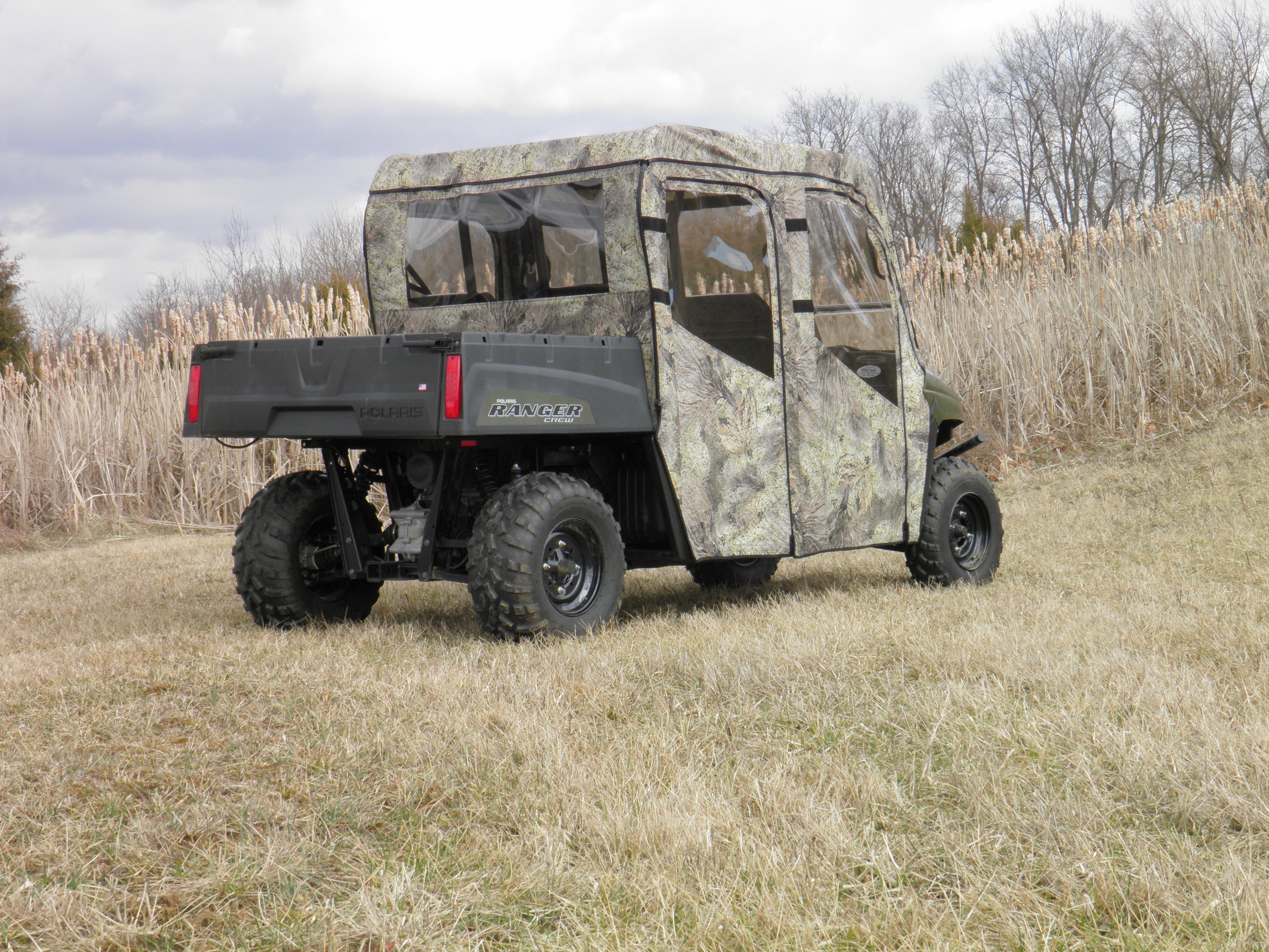 Polaris Ranger Mid-Size Crew - Full Cab Enclosure for Hard Windshield