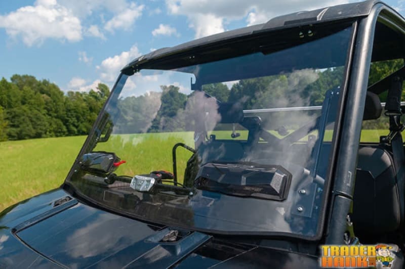 Polaris Ranger Mid Size EV/ION/ ETX Flip-Up Vented Scratch Resistant Windshield 2015-2021 | 