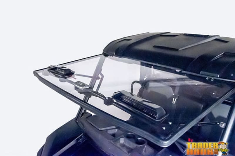 Polaris Ranger Mid Size EV/ION/ ETX Flip-Up Vented Scratch Resistant Windshield 2015-2021 | 