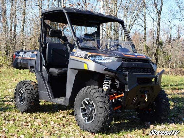 Polaris Ranger XP 1000 Half Windshield Fits Older and Newer Body Style | SUPER ATV WINDSHIELDS - Free Shipping