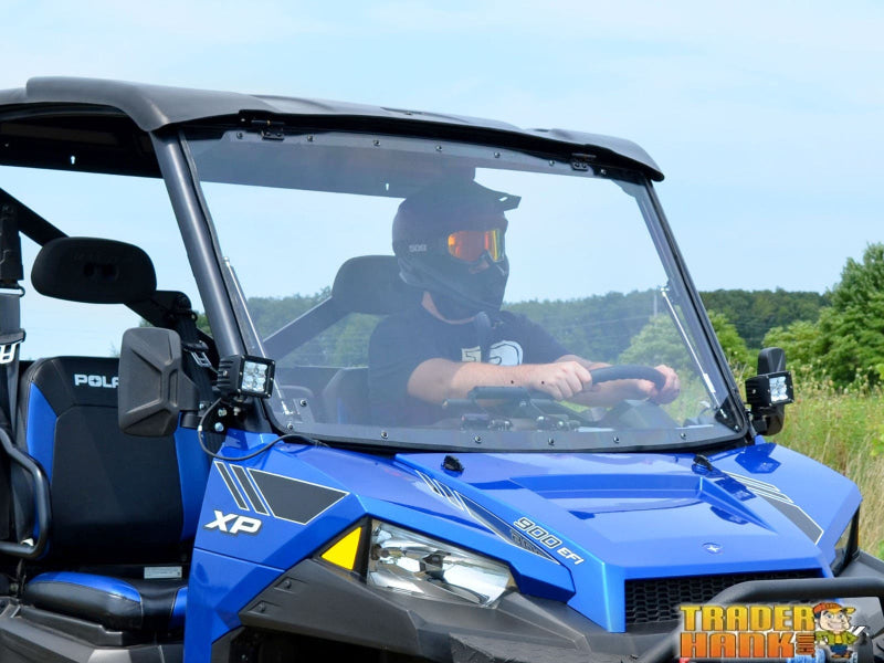 Polaris Ranger XP 1000 Scratch Resistant Flip Windshield | Free shipping