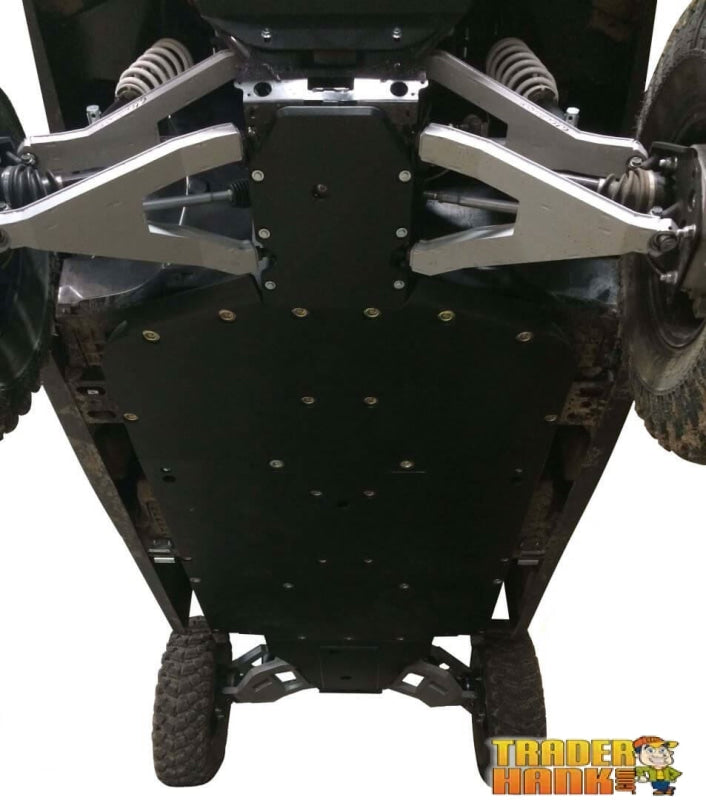 Polaris Ranger XP 1000 Trail Boss Crew Ricochet 10-Piece Complete Aluminum or UHMW Skid Plate Set | UTV Skid Plates - Free shipping