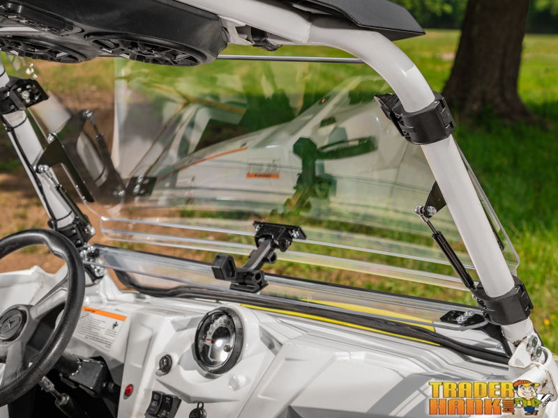 Polaris RZR Scratch Resistant Flip Windshield | Free shipping