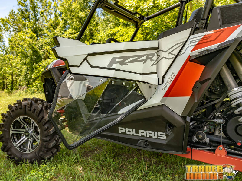 Polaris RZR XP Turbo Clear Lower Doors | Free shipping