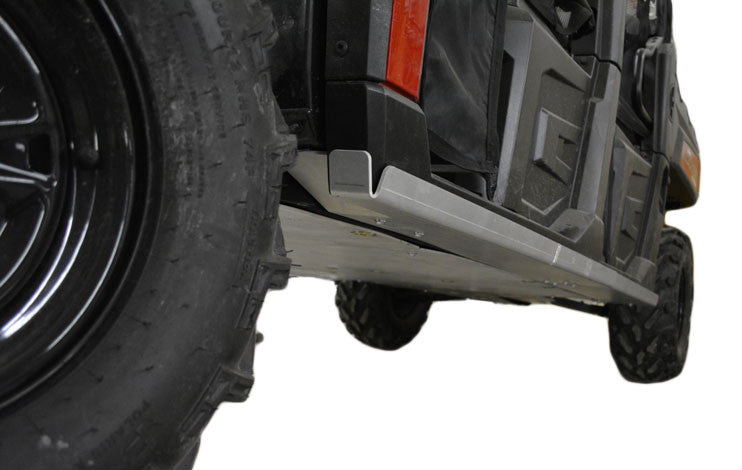 Polaris Ranger XP 1000 Trail Boss Crew Ricochet 4-Piece Aluminum Rock Slider Set | UTV Skid Plates - Free shipping