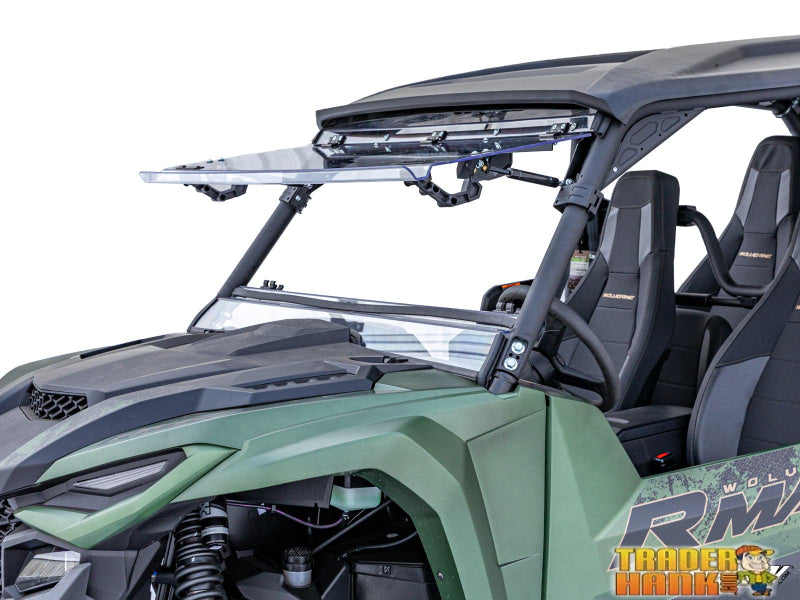 Yamaha Wolverine RMAX Scratch Resistant Flip Windshield | Free shipping