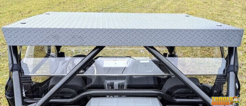 Yamaha YXZ 1000 R Black Aluminum Diamond Plate Hard Top | UTV Accessories - Free shipping