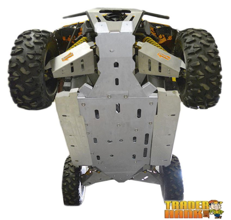 Can-Am Maverick MAX DPS Ricochet 12-Piece Complete Aluminum or with UHMW Layer Skid Plate Set | Ricochet Skid Plates - Free Shipping