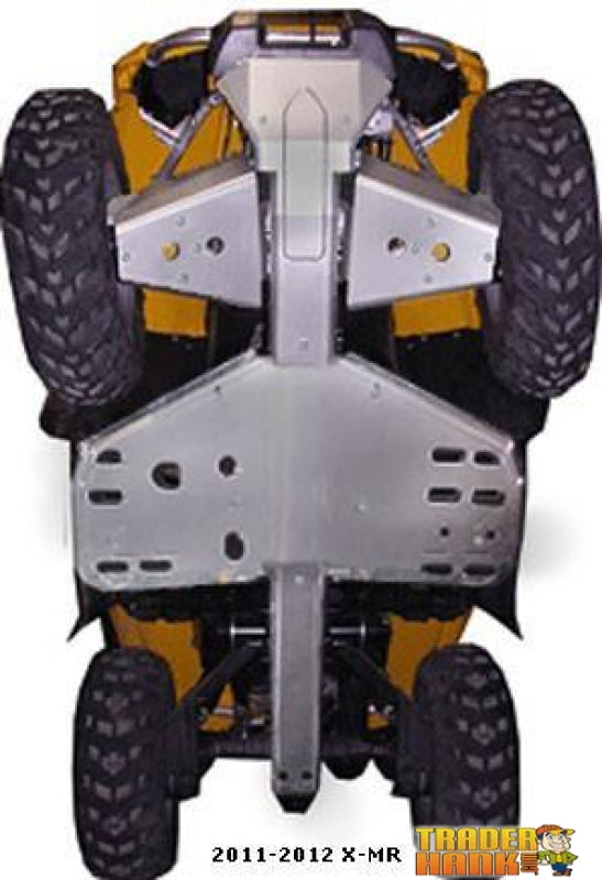 Can-Am Outlander 650 X-MR Ricochet 8-Piece Complete Aluminum Skid Plate Set | Ricochet Skid Plates - Free Shipping