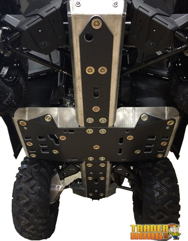 Can-Am Outlander 850 X-MR Ricochet 8-Piece Complete Aluminum Skid Plate Set | Ricochet Skid Plates - Free Shipping