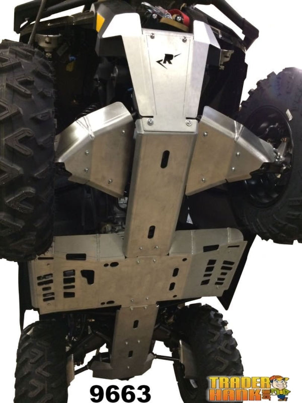 2012-2020 Can-Am Outlander 850/DPS Ricochet 8-Piece Complete Aluminum Skid Plate Set | Ricochet Skid Plates - Free Shipping