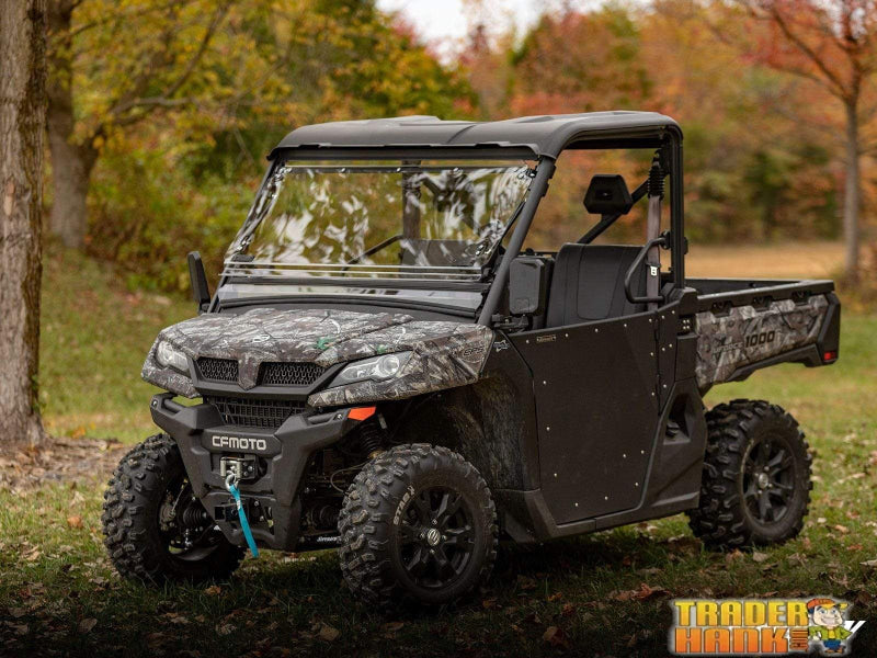 CFMOTO UForce 1000 Scratch Resistant Flip Windshield | SUPER ATV WINDSHIELDS - Free Shipping