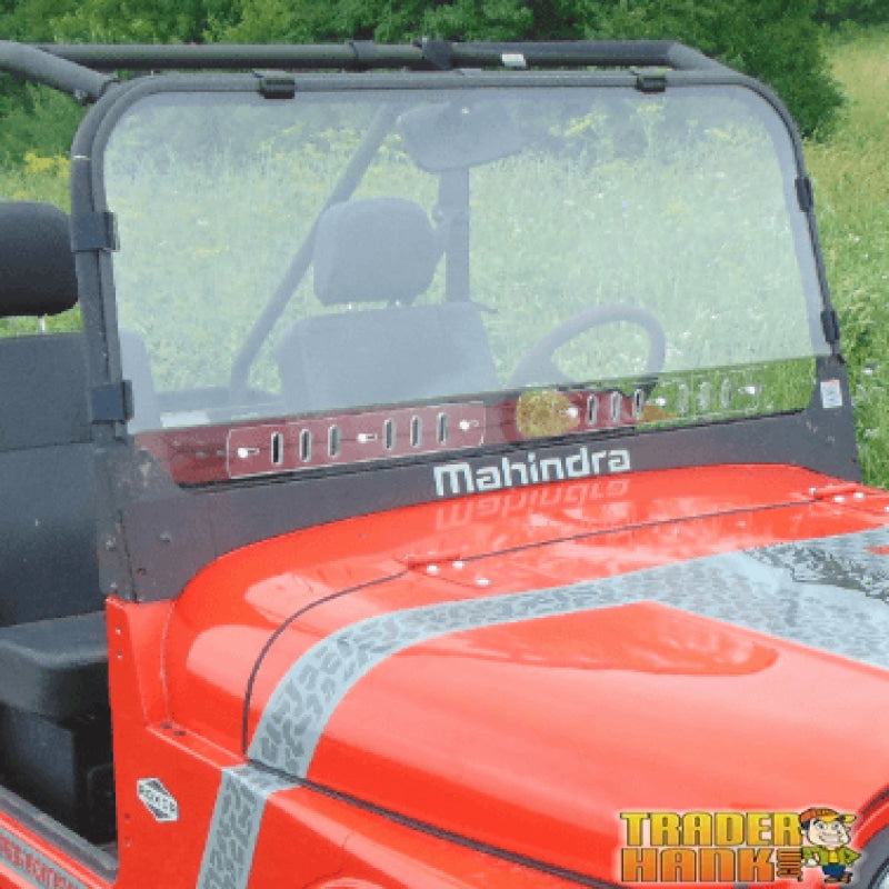 Mahindra ROXOR Hard-Coated One-Piece Front Windshield with Adjustable Vents | UTV ACCESSORIES - Free shipping