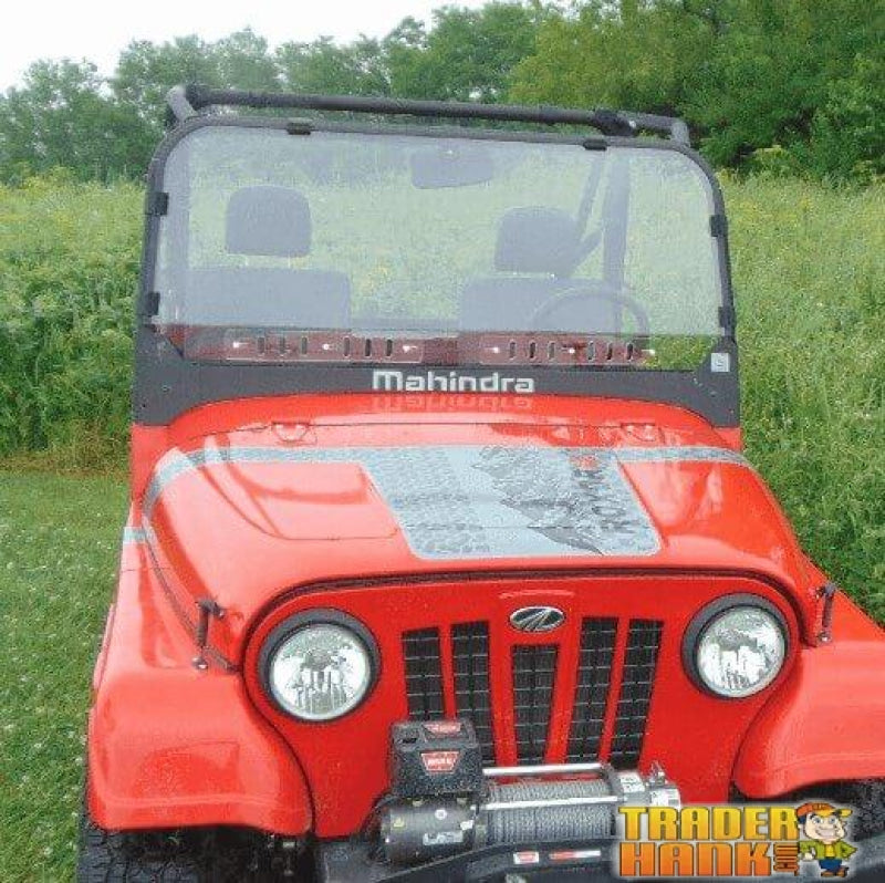 Mahindra ROXOR Hard-Coated One-Piece Front Windshield with Adjustable Vents | UTV ACCESSORIES - Free shipping