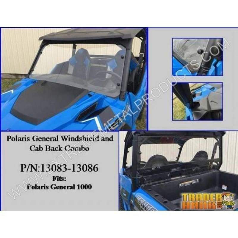 Polaris General Window & Cab Back Combo | UTV ACCESSORIES - Free Shipping