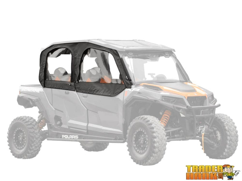 Polaris General XP 1000 Primal Soft Cab Enclosure Upper Doors | UTV Accessories - Free shipping