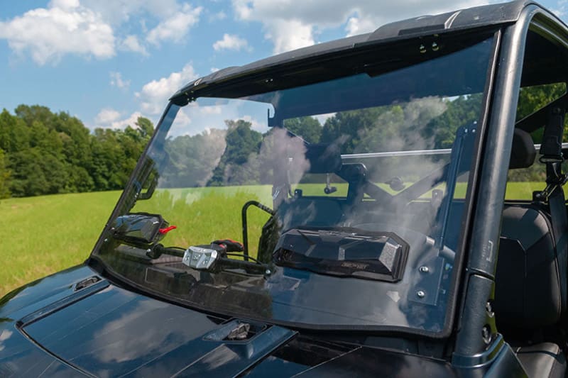 Polaris Ranger 500/570 Midsize Flip-Up Vented Scratch Resistant Windshield 2015-2022 | Free shipping