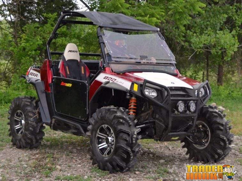 Polaris RZR Scratch Resistant Flip Windshield | SUPER ATV WINDSHIELDS - Free Shipping