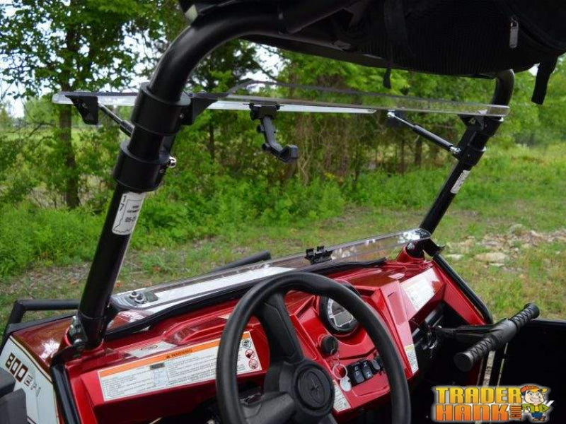 Polaris RZR Scratch Resistant Flip Windshield | SUPER ATV WINDSHIELDS - Free Shipping