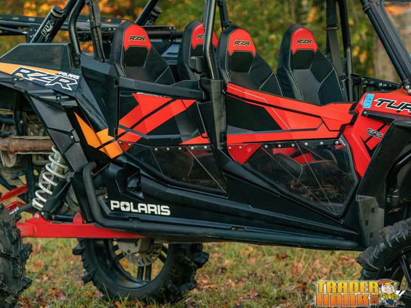 Polaris RZR XP Turbo Clear Lower Doors | Super ATV Doors - Free shipping