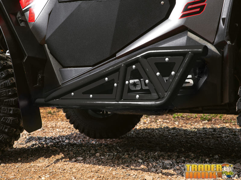 Polaris RZR XP Turbo Heavy-Duty Tube Rock Sliders | UTV Skid Plates - Free shipping