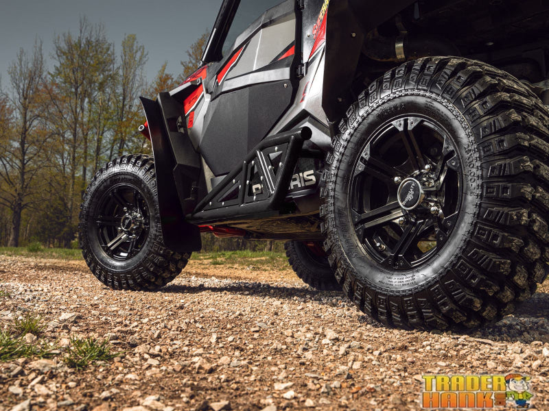 Polaris RZR XP Turbo Heavy-Duty Tube Rock Sliders | UTV Skid Plates - Free shipping