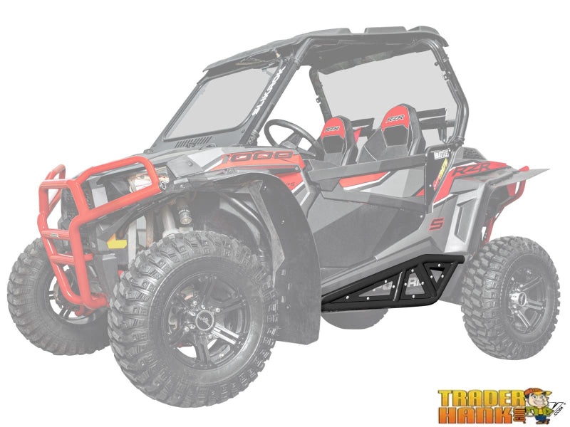 Polaris RZR XP Turbo Heavy-Duty Tube Rock Sliders | UTV Skid Plates - Free shipping