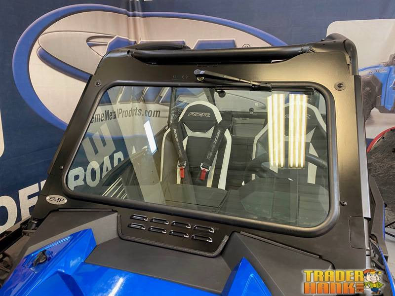 RZR Turbo S Laminated Glass Windshield with hand wiper