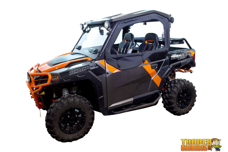 New Seizmik Polaris General Framed Upper Door Kit | UTV ACCESSORIES - Free shipping