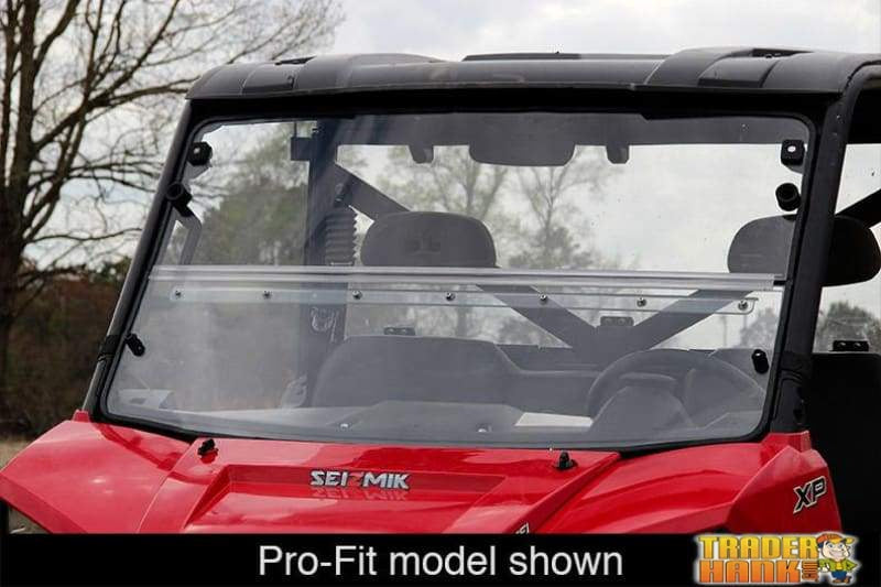 Seizmik Polaris Ranger 6x6 UV Resistant Poly Versa-Fold Windshield | UTV ACCESSORIES - Free Shipping