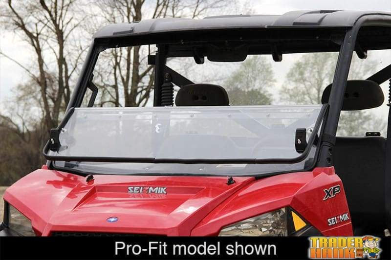 Seizmik Polaris Ranger 6x6 UV Resistant Poly Versa-Fold Windshield | UTV ACCESSORIES - Free Shipping